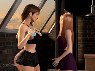 Roommate's Jumbo Gro (Giantess Growth Animation, Expansion & POV)