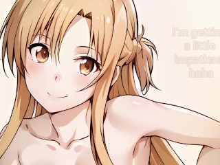 Asuna shows you that she will be a good wife (Vanilla, Sex)