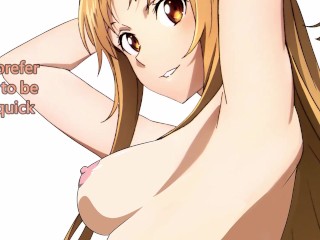 Asuna shows you that she will be a good wife (Vanilla, Sex)