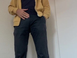 Got Horny At Work - Quick Jerk Off in a Storage Room