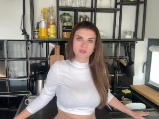 Horny Stepmother Showing Her Massive Dick and ask Stepson to Suck and Lick it in Hotel Room