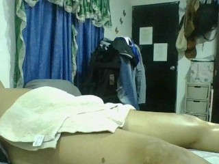 HE SEDUCES HIS BROTHER-IN-LAW WITH MASSAGE WHILE HIS SISTER IS NOT AT HOME