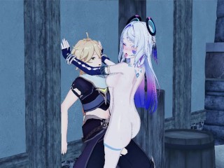 AETHER FUCKS CITLALI  [Genshin Impact Porn Animation] 💦💦💦