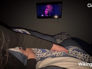 Netflix and Chill with Busty Step Sister turned into Rough Riding and Loud Shaking Orgasm