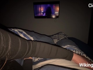 Netflix and Chill with Busty Step Sister turned into Rough Riding and Loud Shaking Orgasm