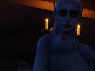 Tavern sex scene, drow and human, part 4