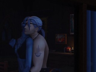 Tavern sex scene, drow and human, part 5