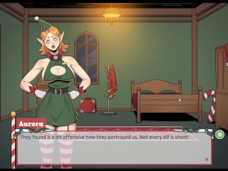 Claus' Secret Surprise [ XMAS HENTAI Game ] Ep.1 Naughty elf and sexy santa wife !