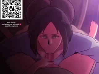 Mikasa Ackerman gives a deep, drooling blowjob - Attack on Titan Hentai Uncensored