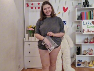 Pearls Panties Try On (Video with such panties already on my OF or Fansly @tinni_angelll )