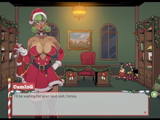 Claus' Secret Surprise XMAS HENTAI Game Ep.3 Mrs santa tease us with her underskirt ANAL plug !