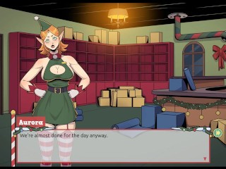 Claus' Secret Surprise XMAS HENTAI Game Ep.3 Mrs santa tease us with her underskirt ANAL plug !