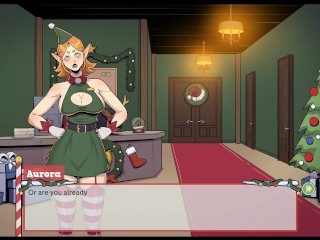 Claus' Secret Surprise XMAS HENTAI Game Ep.3 Mrs santa tease us with her underskirt ANAL plug !