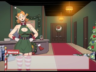 Claus' Secret Surprise XMAS HENTAI Game Ep.3 Mrs santa tease us with her underskirt ANAL plug !