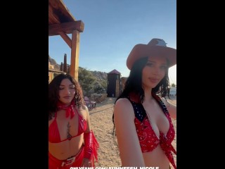 Cowgirls get fucked in the desert