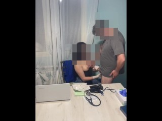 Seconda parte. Video full su onlyfans. Dottoressa sega e si fa sborrare