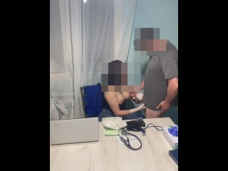 Seconda parte. Video full su onlyfans. Dottoressa sega e si fa sborrare