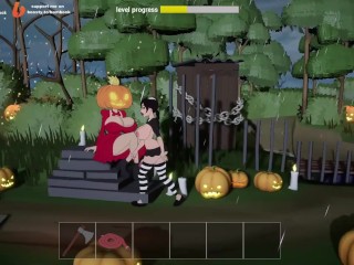 Fuckerman Hentai Sex Game Halloween Special Episode Sex Scenes Gameplay Part 2 [18+]