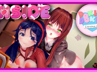 Miside - Doki Doki Literature Club - Mita and Monika wish you!