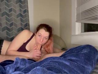 Episode 1 of posting Netflix and chill blowjobs until we hit 100k subscribers sloppy deepthroat pie