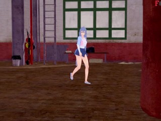 Roxy catsh eris fucking at the gym and joins | Mushoku Tensei 3 | Full on Patreon: Fantasyking3