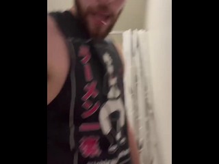 Stripping after a hard workout