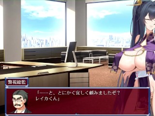 【H GAME】女退魔師レイカ♡Hアニメーション① 手コキ エロアニメ Hentai Game Gallery