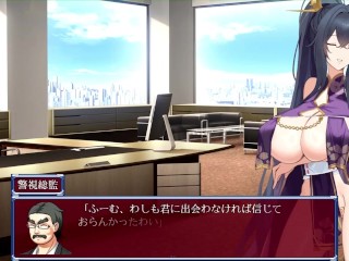 【H GAME】女退魔師レイカ♡Hアニメーション① 手コキ エロアニメ Hentai Game Gallery