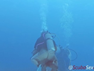 SCUBA Sex After Her Sexy Red Bikini Bottom Came Off Underwater! - Pure Sex Edit