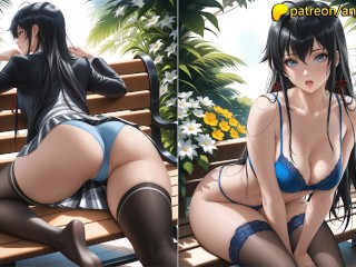 Yukino Yukinoshita melts the ice: how the strict honor student became a sexy slut