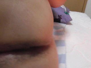 BBW Japanese mature woman gets creampied in wet pussy in side position