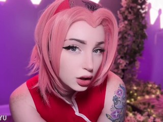 SAKURA LOSES HER VIRGINITY TO NARUTO POV ROLEPLAY FANTASY SOLO!