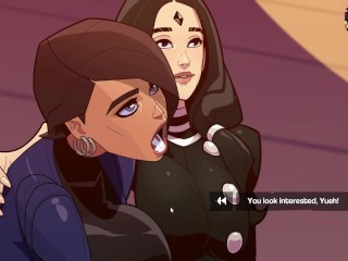 Threesome with Hot Sexy Shemale . Behind the dune Sex Scenes Gallery Collection