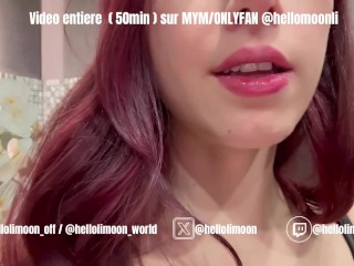 22 ans GANGBANG 5 bites pour Hellolimoon elle se prend un bukkake et se fait défoncer la chatte