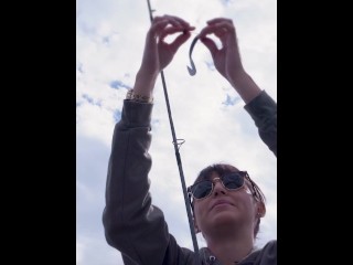 POV: He gives you fishing lessons, and you settle the tab with a footjob" only - Ava Brooke