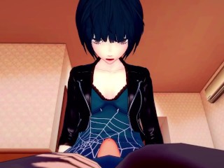 Takemi from Persona 5 Gives You A Footjob Hentai POV