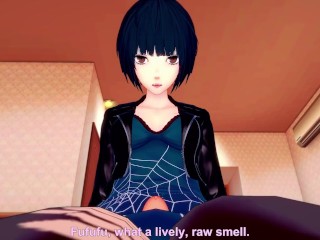 Takemi from Persona 5 Gives You A Footjob Hentai POV