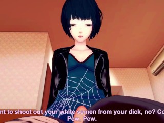 Takemi from Persona 5 Gives You A Footjob Hentai POV