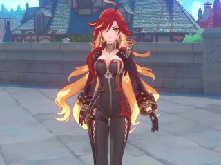 Mavuika sucking dick in Jean´s office | Genshin impact | Full & POV on patreon: Fantasyking3