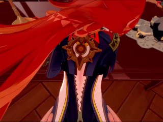 Mavuika having sex in Jean´s office | Genshin impact | Full & POV on patreon: Fantasyking3