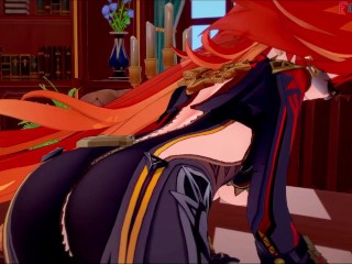 Mavuika having sex in Jean´s office | Genshin impact | Full & POV on patreon: Fantasyking3