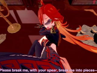 Mavuika fucking hard on Jean´s office | Genshin impact | Full & POV on patreon: Fantasyking3