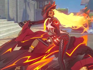 Mavuika fucked POV in Jean´s office | Genshin impact | Full & POV on patreon: Fantasyking3