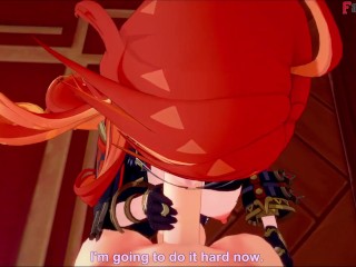 Mavuika fucked POV in Jean´s office | Genshin impact | Full & POV on patreon: Fantasyking3