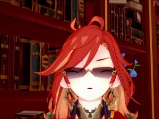 Mavuika fucked POV in Jean´s office | Genshin impact | Full & POV on patreon: Fantasyking3