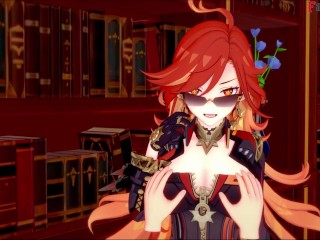 Mavuika fucked POV in Jean´s office | Genshin impact | Full & POV on patreon: Fantasyking3