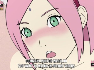 Sakura Haruno UNCENSORED 2D Naruto Shippuden HENTAI r34 Boruto porn rule 34 nude cosplay xxx