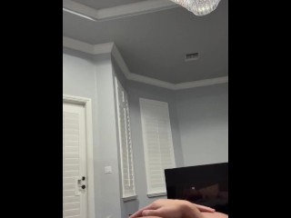 18 Year Old Gets Her FIRST Creampie While Home On College Break!!!