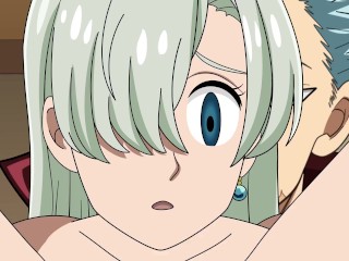 ELIZABETH LIONES  GETS FUCKED BY BAN SEVEN DEADLY SINS HENTAI