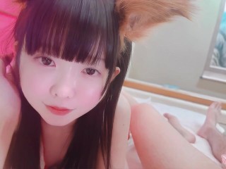 💖美少女巫女狐の発情フェラ年越しセックス💞小柄な熱々のお口の中おちんちん気持ちよすぎて喉奥種付けとまんない♡【ゆりんのちいさくてごめんなさい♡】